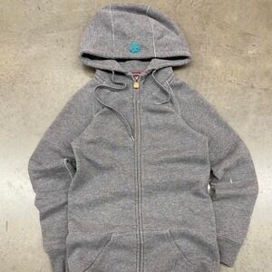 TNA Women's Grey Zip Up Hoodie Size XXS
